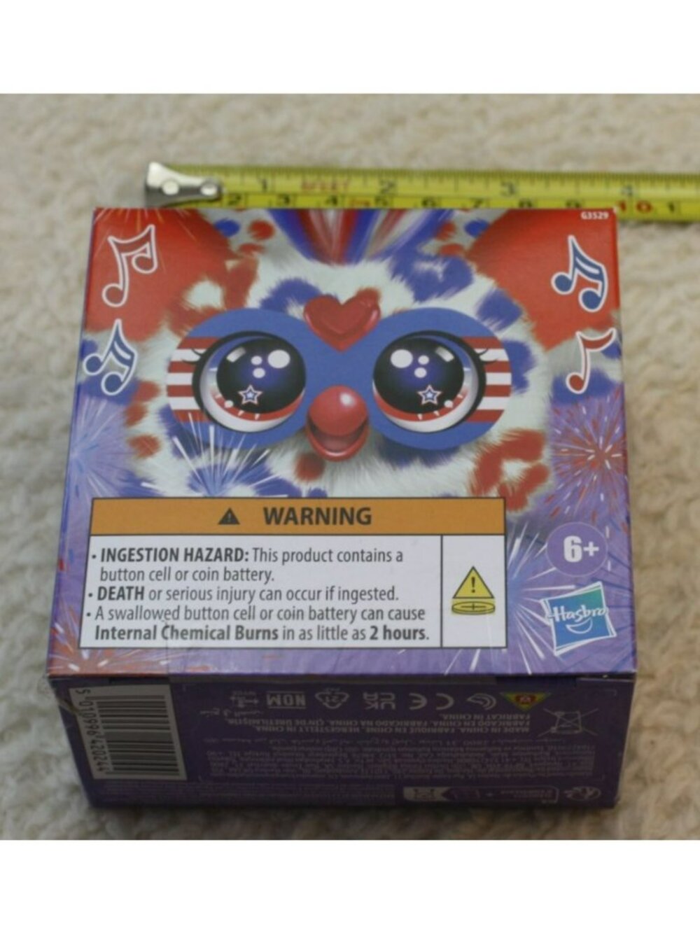 Furby Furblets Meri-Kah Interactive Toy Red/White/Blue Battery Operate G3529 New